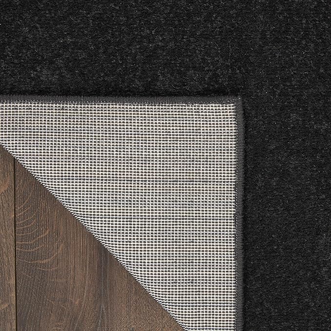 Nourison Home Nourison Essentials Black 2'2" x 7'6" Area Rug - Image 3
