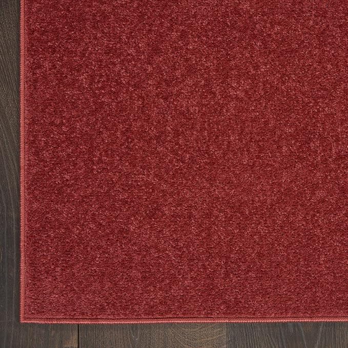 Nourison Home Nourison Essentials Brick Red 2'2" x 7'6" Area Rug - Image 5