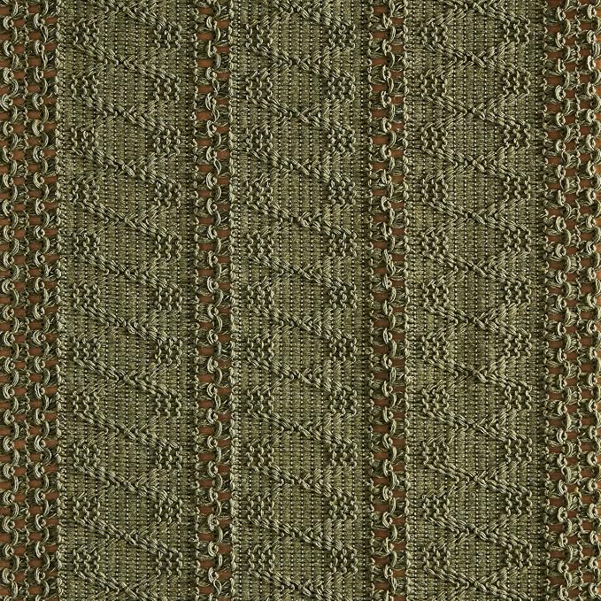 Macrame Style Boho Table Runner, 12x90 Inch Moss | Woven Boho Table Runner - Image 6