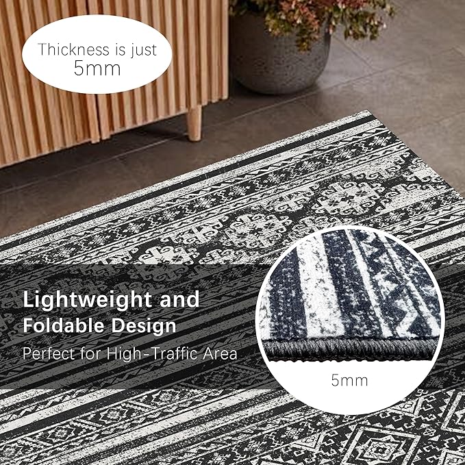 RUGSURE Washable Area Rugs 5' x 7' - Image 6