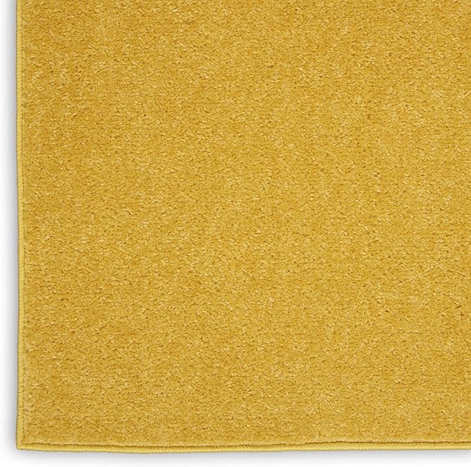 Nourison Home Nourison Essentials Yellow 2'2" x 10' Area Rug - Image 6