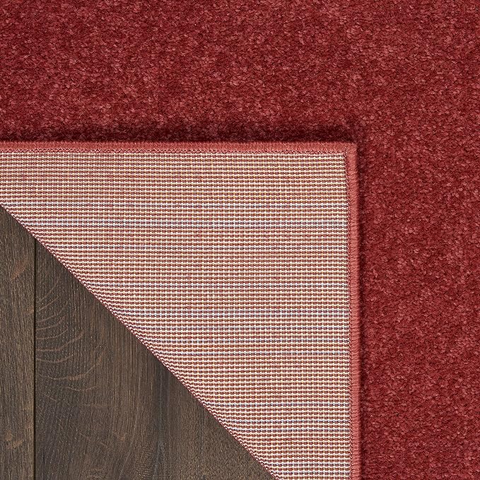 Nourison Home Nourison Essentials Brick Red 2'2" x 7'6" Area Rug - Image 4