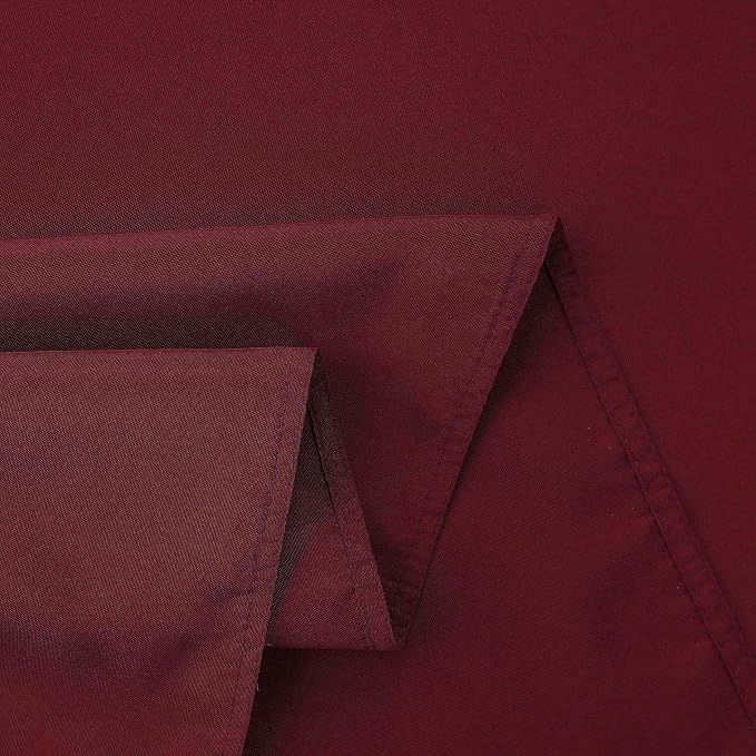 Burgundy Table Runner, Waterproof Washable Runners 48 Inches Long | Reusable - Image 5