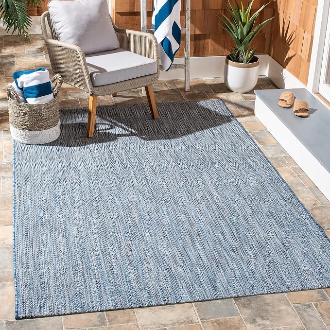 SAFAVIEH Outdoor Square Rug 4' by Unknown